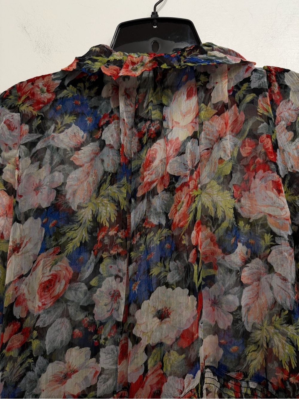Anthropologie The Marais Printed Chiffon Maxi Dress Size Small 36688 - Picture 8 of 11